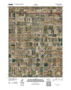 Sidney SE Nebraska Historical topographic map, 1:24000 scale, 7.5 X 7.5 Minute, Year 2010