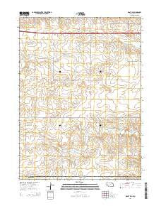 Sidney SE Nebraska Current topographic map, 1:24000 scale, 7.5 X 7.5 Minute, Year 2014