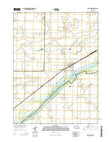 Silver Creek Nebraska Current topographic map, 1:24000 scale, 7.5 X 7.5 Minute, Year 2014