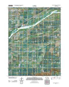 Silver Creek SE Nebraska Historical topographic map, 1:24000 scale, 7.5 X 7.5 Minute, Year 2011