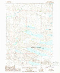 Simeon Nebraska Historical topographic map, 1:24000 scale, 7.5 X 7.5 Minute, Year 1985