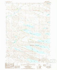 Simeon Nebraska Historical topographic map, 1:24000 scale, 7.5 X 7.5 Minute, Year 1985