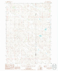 Skull Lake Nebraska Historical topographic map, 1:24000 scale, 7.5 X 7.5 Minute, Year 1985
