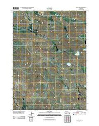 Skull Lake Nebraska Historical topographic map, 1:24000 scale, 7.5 X 7.5 Minute, Year 2011