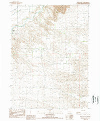 Skunk Lake NE Nebraska Historical topographic map, 1:24000 scale, 7.5 X 7.5 Minute, Year 1989