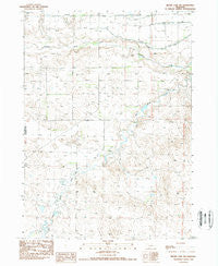 Skunk Lake NW Nebraska Historical topographic map, 1:24000 scale, 7.5 X 7.5 Minute, Year 1989
