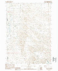 Skunk Lake SW Nebraska Historical topographic map, 1:24000 scale, 7.5 X 7.5 Minute, Year 1989