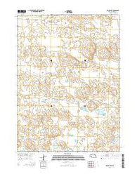 Skunk Lake Nebraska Current topographic map, 1:24000 scale, 7.5 X 7.5 Minute, Year 2014