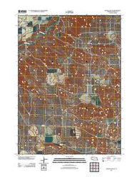 Skunk Lake NE Nebraska Historical topographic map, 1:24000 scale, 7.5 X 7.5 Minute, Year 2011