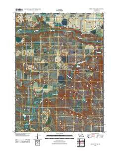 Skunk Lake NW Nebraska Historical topographic map, 1:24000 scale, 7.5 X 7.5 Minute, Year 2011