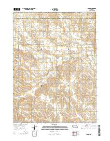 Snyder Nebraska Current topographic map, 1:24000 scale, 7.5 X 7.5 Minute, Year 2014