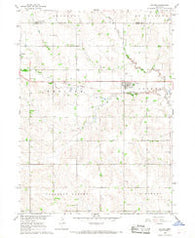 Snyder Nebraska Historical topographic map, 1:24000 scale, 7.5 X 7.5 Minute, Year 1966