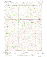 Snyder Nebraska Historical topographic map, 1:24000 scale, 7.5 X 7.5 Minute, Year 1966