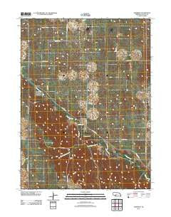 Somerset Nebraska Historical topographic map, 1:24000 scale, 7.5 X 7.5 Minute, Year 2011