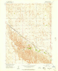 Somerset Nebraska Historical topographic map, 1:24000 scale, 7.5 X 7.5 Minute, Year 1956