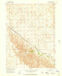 Somerset Nebraska Historical topographic map, 1:24000 scale, 7.5 X 7.5 Minute, Year 1956