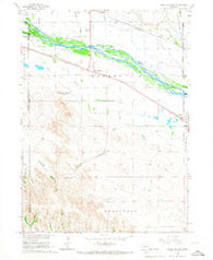 South Bayard Nebraska Historical topographic map, 1:24000 scale, 7.5 X 7.5 Minute, Year 1965