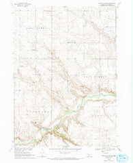 South Of Gordon Nebraska Historical topographic map, 1:24000 scale, 7.5 X 7.5 Minute, Year 1969