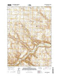 South of Gordon Nebraska Current topographic map, 1:24000 scale, 7.5 X 7.5 Minute, Year 2014