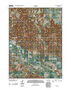 Spalding Nebraska Historical topographic map, 1:24000 scale, 7.5 X 7.5 Minute, Year 2011