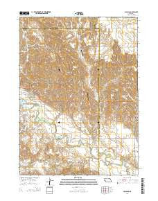 Spalding Nebraska Current topographic map, 1:24000 scale, 7.5 X 7.5 Minute, Year 2014