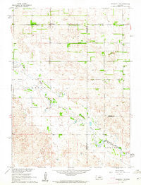Spalding 2 NE Nebraska Historical topographic map, 1:24000 scale, 7.5 X 7.5 Minute, Year 1960