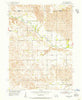 Spalding NW Nebraska Historical topographic map, 1:24000 scale, 7.5 X 7.5 Minute, Year 1954