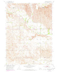 Spalding NW Nebraska Historical topographic map, 1:24000 scale, 7.5 X 7.5 Minute, Year 1954
