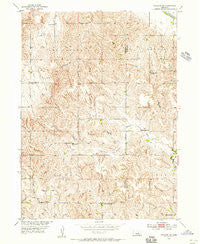 Spalding SE Nebraska Historical topographic map, 1:24000 scale, 7.5 X 7.5 Minute, Year 1954