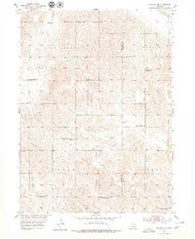 Spalding SE Nebraska Historical topographic map, 1:24000 scale, 7.5 X 7.5 Minute, Year 1954