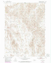 Spalding SW Nebraska Historical topographic map, 1:24000 scale, 7.5 X 7.5 Minute, Year 1954