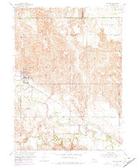 Spalding Nebraska Historical topographic map, 1:24000 scale, 7.5 X 7.5 Minute, Year 1954
