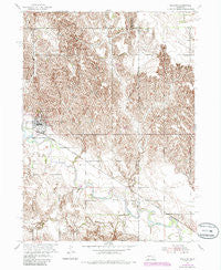 Spalding Nebraska Historical topographic map, 1:24000 scale, 7.5 X 7.5 Minute, Year 1954