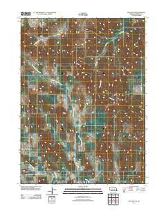 Spalding SW Nebraska Historical topographic map, 1:24000 scale, 7.5 X 7.5 Minute, Year 2011