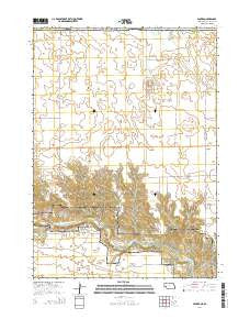 Sparks Nebraska Current topographic map, 1:24000 scale, 7.5 X 7.5 Minute, Year 2014