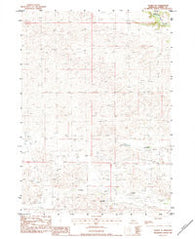 Sparks SE Nebraska Historical topographic map, 1:24000 scale, 7.5 X 7.5 Minute, Year 1983
