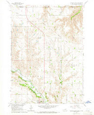 Spencer North Nebraska Historical topographic map, 1:24000 scale, 7.5 X 7.5 Minute, Year 1964