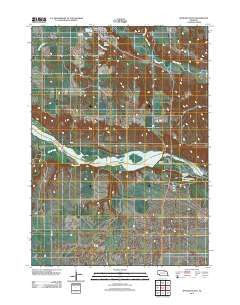 Spencer South Nebraska Historical topographic map, 1:24000 scale, 7.5 X 7.5 Minute, Year 2011
