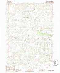 Spring Lake Nebraska Historical topographic map, 1:24000 scale, 7.5 X 7.5 Minute, Year 1985