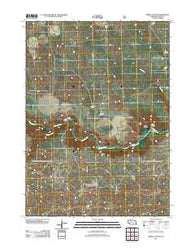 Spring Canyon Nebraska Historical topographic map, 1:24000 scale, 7.5 X 7.5 Minute, Year 2011