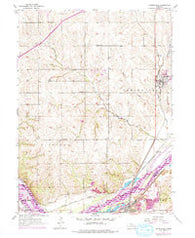 Springfield Nebraska Historical topographic map, 1:24000 scale, 7.5 X 7.5 Minute, Year 1956
