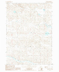 Square Lake Nebraska Historical topographic map, 1:24000 scale, 7.5 X 7.5 Minute, Year 1987