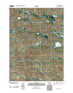 Square Lake Nebraska Historical topographic map, 1:24000 scale, 7.5 X 7.5 Minute, Year 2011