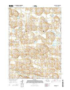 Square Lake Nebraska Current topographic map, 1:24000 scale, 7.5 X 7.5 Minute, Year 2014