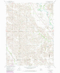 St. Edward SW Nebraska Historical topographic map, 1:24000 scale, 7.5 X 7.5 Minute, Year 1958