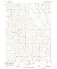 St. Edward SW Nebraska Historical topographic map, 1:24000 scale, 7.5 X 7.5 Minute, Year 1958