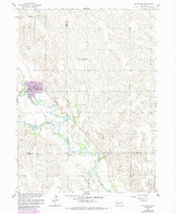 St. Edward Nebraska Historical topographic map, 1:24000 scale, 7.5 X 7.5 Minute, Year 1958