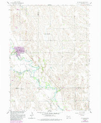 St. Edward Nebraska Historical topographic map, 1:24000 scale, 7.5 X 7.5 Minute, Year 1958