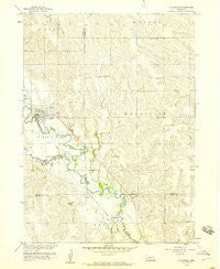St. Edward Nebraska Historical topographic map, 1:24000 scale, 7.5 X 7.5 Minute, Year 1958
