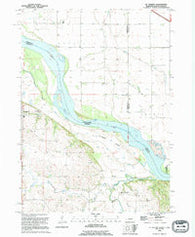 St. Helena Nebraska Historical topographic map, 1:24000 scale, 7.5 X 7.5 Minute, Year 1994